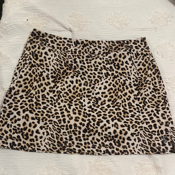 Tommy Bahama Dresses & Skirts - Tommy Bahama Leopard Print Athletic Mini Skirt